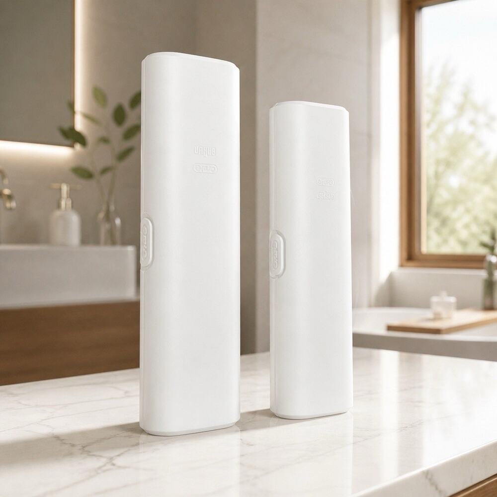 Lot Of 2 Oral-B Travel Case for Toothbrush Types 3757 White